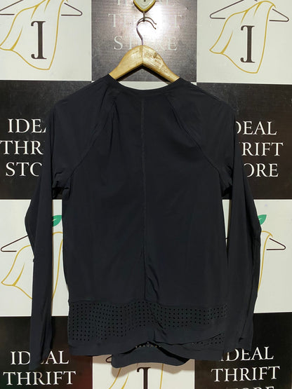 LULULEMON |M| BUST 18| PREMIUM PERFORMANCE LONG-SLEEVE TRAINING TOP – ONYX BLACK