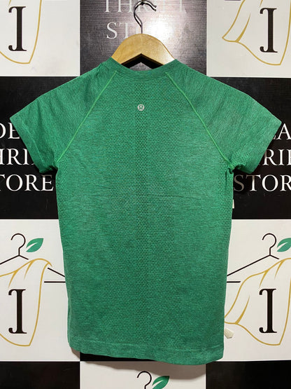 LULULEMON |XS| BUST 14| PREMIUM SEAMLESS SHORT-SLEEVE PERFORMANCE TEE – KELLY GREEN