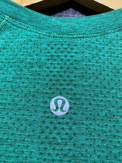 LULULEMON |XS| BUST 14| PREMIUM SEAMLESS SHORT-SLEEVE PERFORMANCE TEE – KELLY GREEN