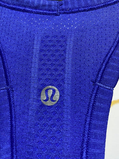 LULULEMON |XS| BUST 13| PREMIUM SEAMLESS RACERBACK PERFORMANCE TANK – ROYAL INDIGO