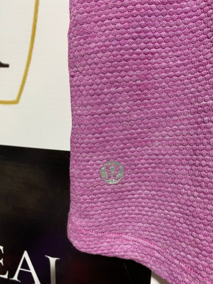 LULULEMON |S| BUST 16| PREMIUM TEXTURED PERFORMANCE TANK – ORCHID HEATHER