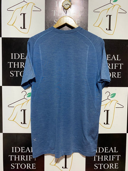 LULULEMON |L| BUST 20| METAL VENT TECH SHORT-SLEEVE TEE – DENIM BLUE