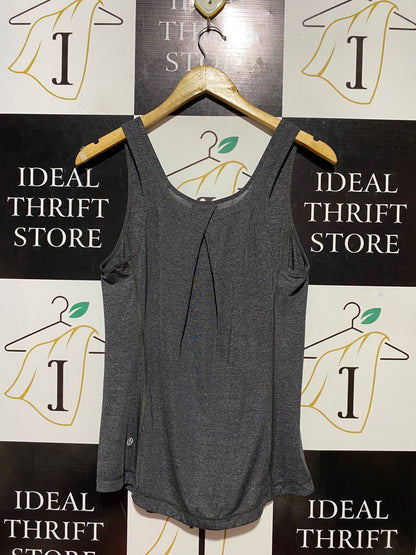 LULULEMON |S| BUST 16| PREMIUM TEXTURED PERFORMANCE TANK – CHARCOAL HEATHER