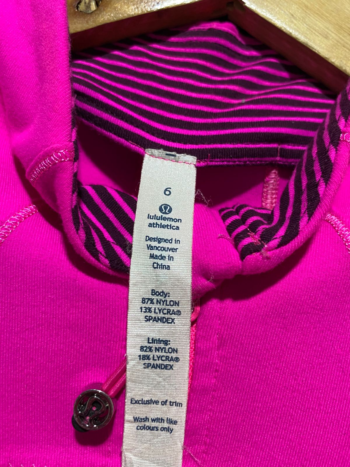 LULULEMON |S| BUST 16| DEFINE JACKET – DRAGONFRUIT PINK