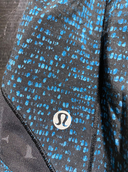 LULULEMON |S| BUST 26| HOTTY HOT LOW-RISE LINED SHORTS – CERULEAN PIXELATE