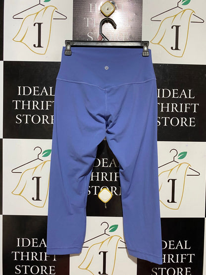 LULULEMON |XS| WAIST 25| HIGH-RISE ALIGN CROP LEGGINGS - PERIWINKLE BLUE