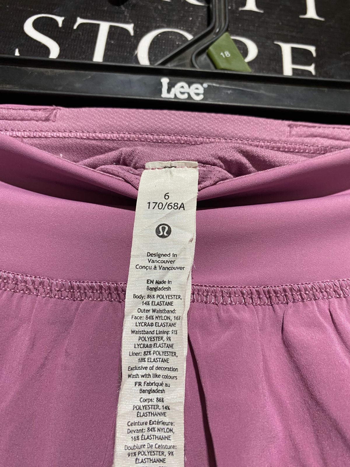 LULULEMON |M| WAIST 28| FIND YOUR PACE HIGH-RISE SHORT 3" - MAUVE PINK