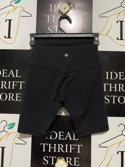 LULULEMON |XXS| WAIST 21| ALIGN HIGH-RISE SHORT 8" - BLACK "TEAM YARD" EDITION