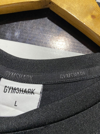 GYMSHARK |L| BUST 21| ARRIVAL T-SHIRT IN ONYX BLACK