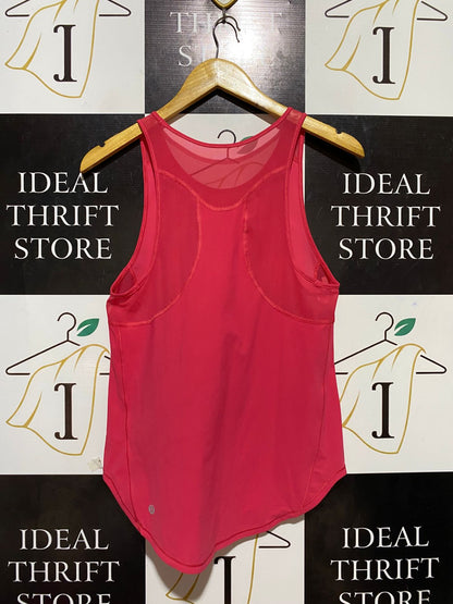 LULULEMON |XS| BUST 13| SCULPT TANK TOP IN LIP GLOSS PINK