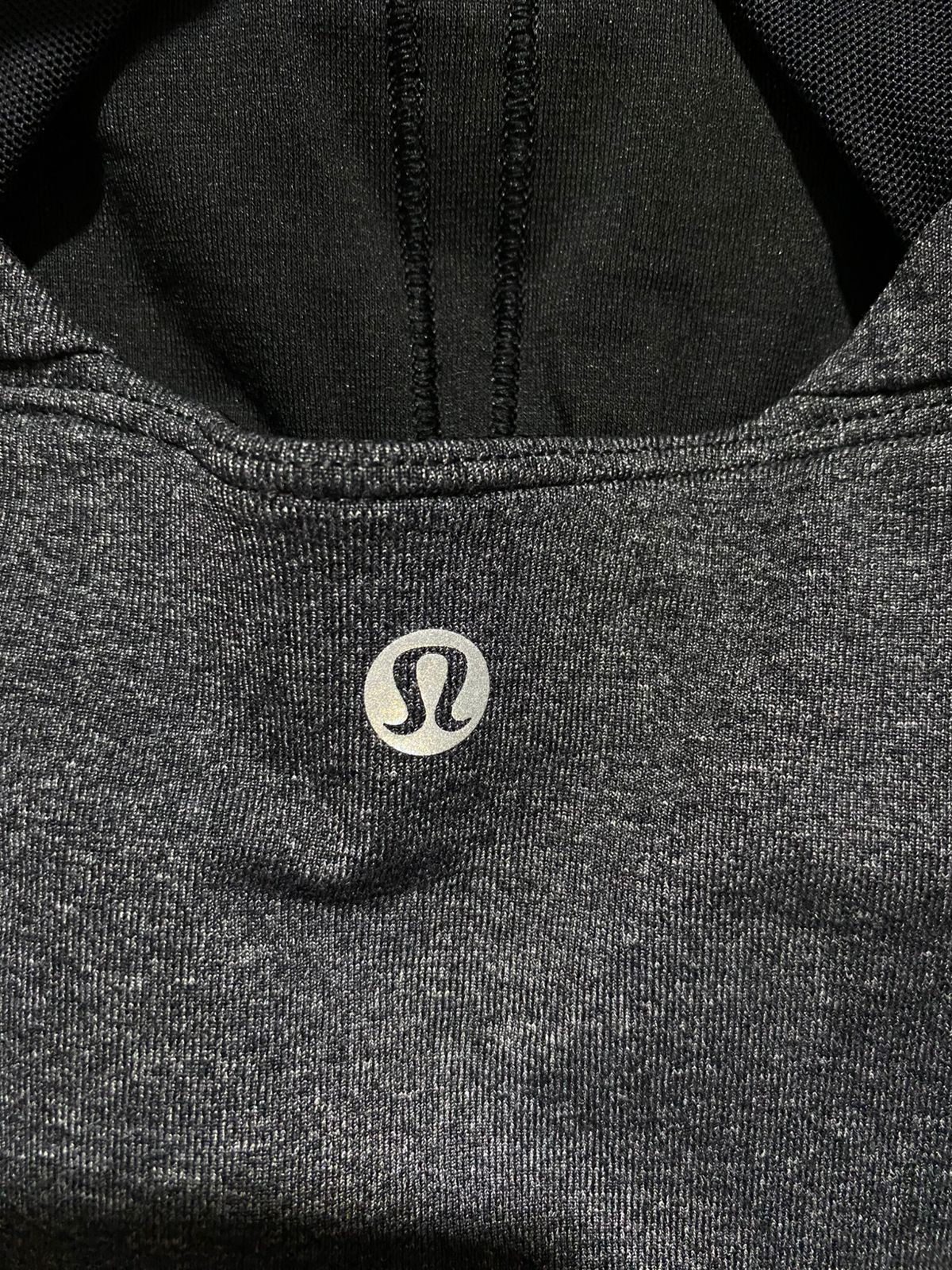 LULULEMON |XS| BUST 13| EBB TO STREET TANK TOP IN HEATHERED BLACK