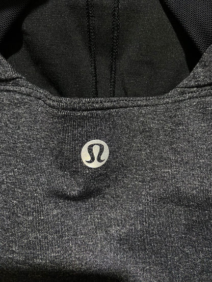 LULULEMON |XS| BUST 13| EBB TO STREET TANK TOP IN HEATHERED BLACK