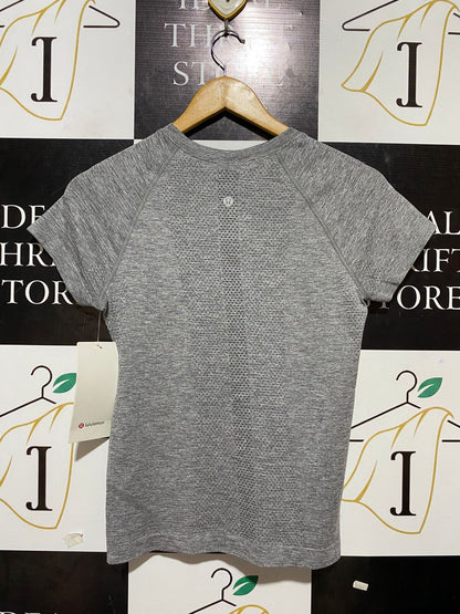 LULULEMON |S| BUST 16| SWIFTLY TECH SHORT-SLEEVE SHIRT 2.0 IN HEATHERED CORE MEDIUM GREY