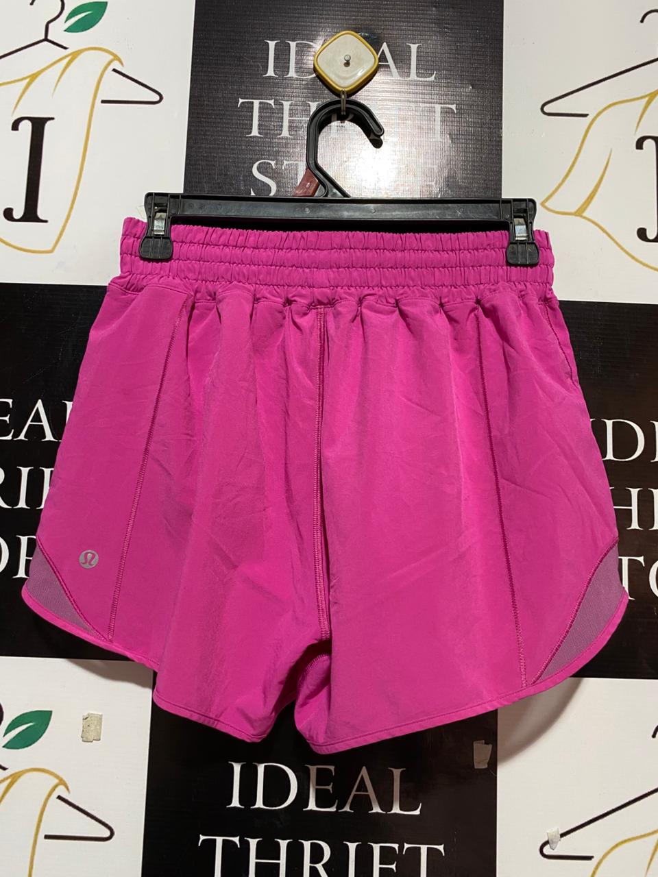 LULULEMON |S| WAIST 26| HOTTY HOT HIGH-RISE LINED SHORTS IN SONIC PINK