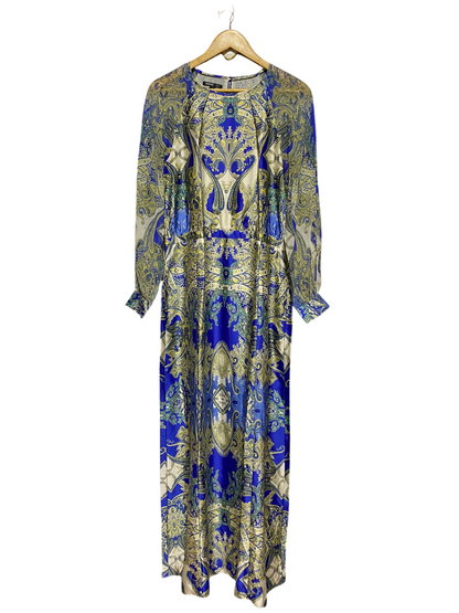 MANGO |XL| BUST 21| B23| EXOTIC PAISLEY PRINT SATIN MAXI DRESS