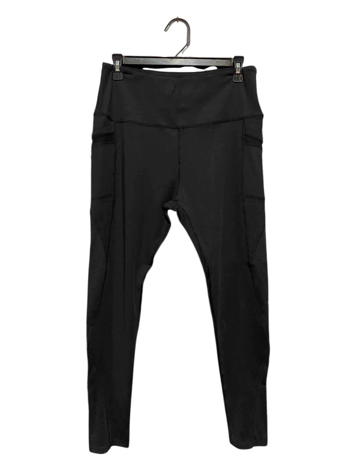 |XL| WAIST 29| B23| PREMIUM BLACK HIGH-WAISTED LEGGINGS WITH DUAL SIDE POCKETS