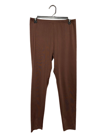 SHEIN |L| WAIST 30| B23|  PREMIUM CHOCOLATE BROWN STRETCH LEGGINGS