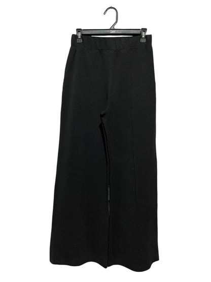 LIPSY |M| WAIST 28| B23| CLASSIC BLACK HIGH-WAISTED WIDE-LEG TROUSERS