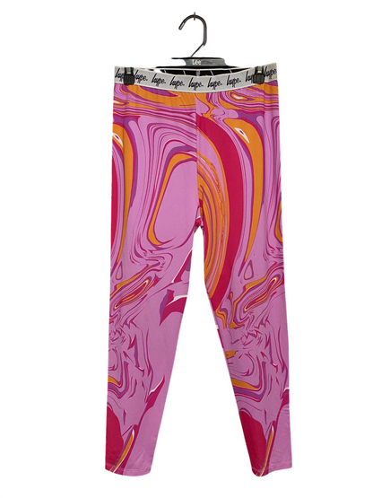 HYPE |M| WAIST 27| B23| MARBLE PRINT ACTIVEWEAR LEGGINGS