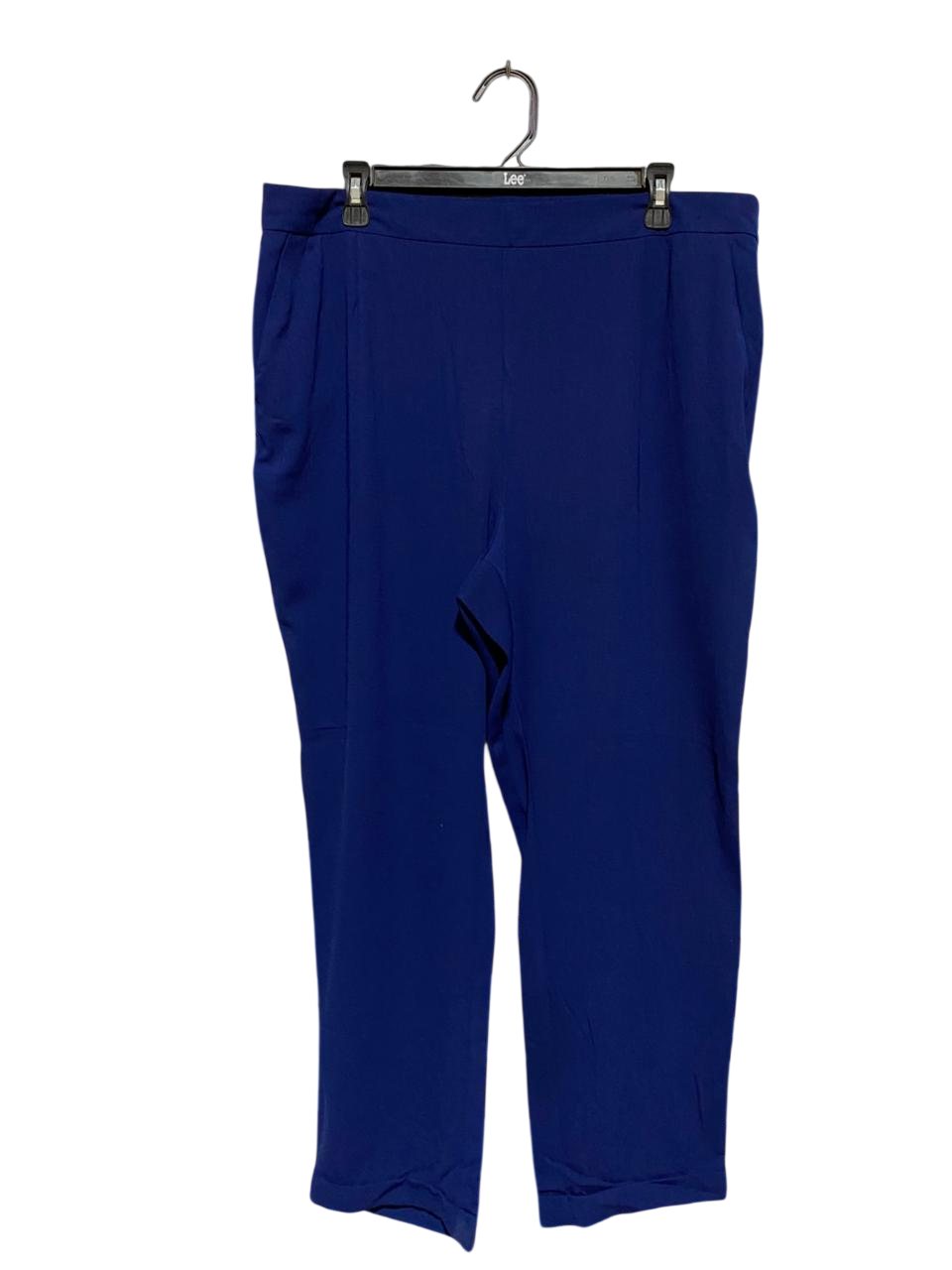 PRIMARK |XXL| WAIST 38| B23| ROYAL BLUE TAILORED STRAIGHT-LEG TROUSERS