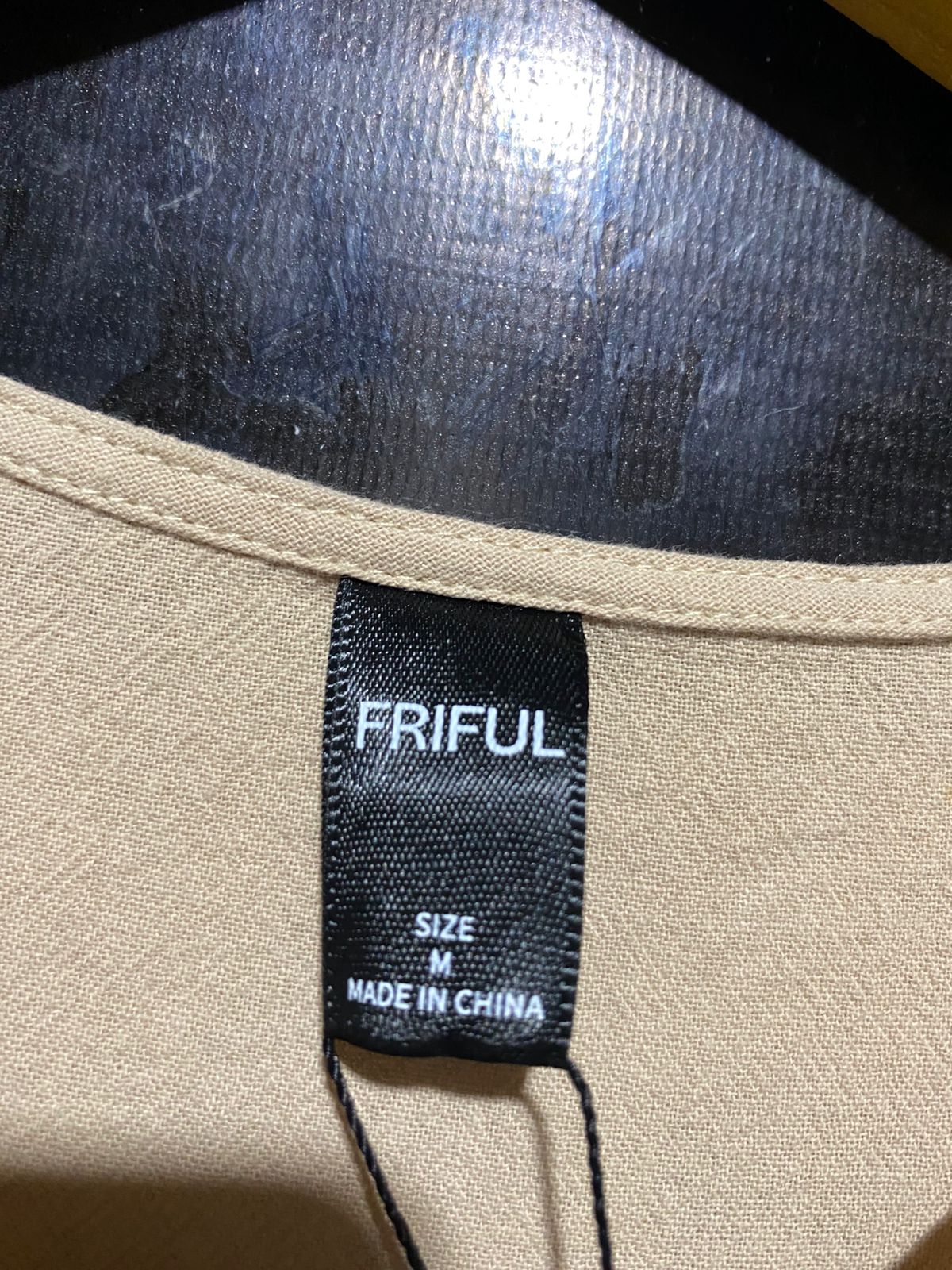 FRIFUL |M| BUST 22| B23| MINIMALIST LINEN-BLEND BUTTON-FRONT MIDI DRESS