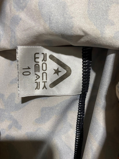 ROCK WEAR |M| BUST 15| B23| LEOPARD PRINT CROSS-BACK ACTIVEWEAR TANK
