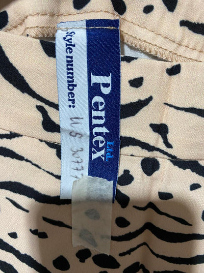 PENTAX |M| WAIST 28| B23|  BOLD ANIMAL PRINT ASYMMETRICAL MIDI SKIRT