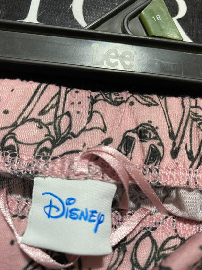 DISNEP |XXL| WAIST 38| B23| BAMBI PRINT PINK JOGGER PAJAMA PANTS