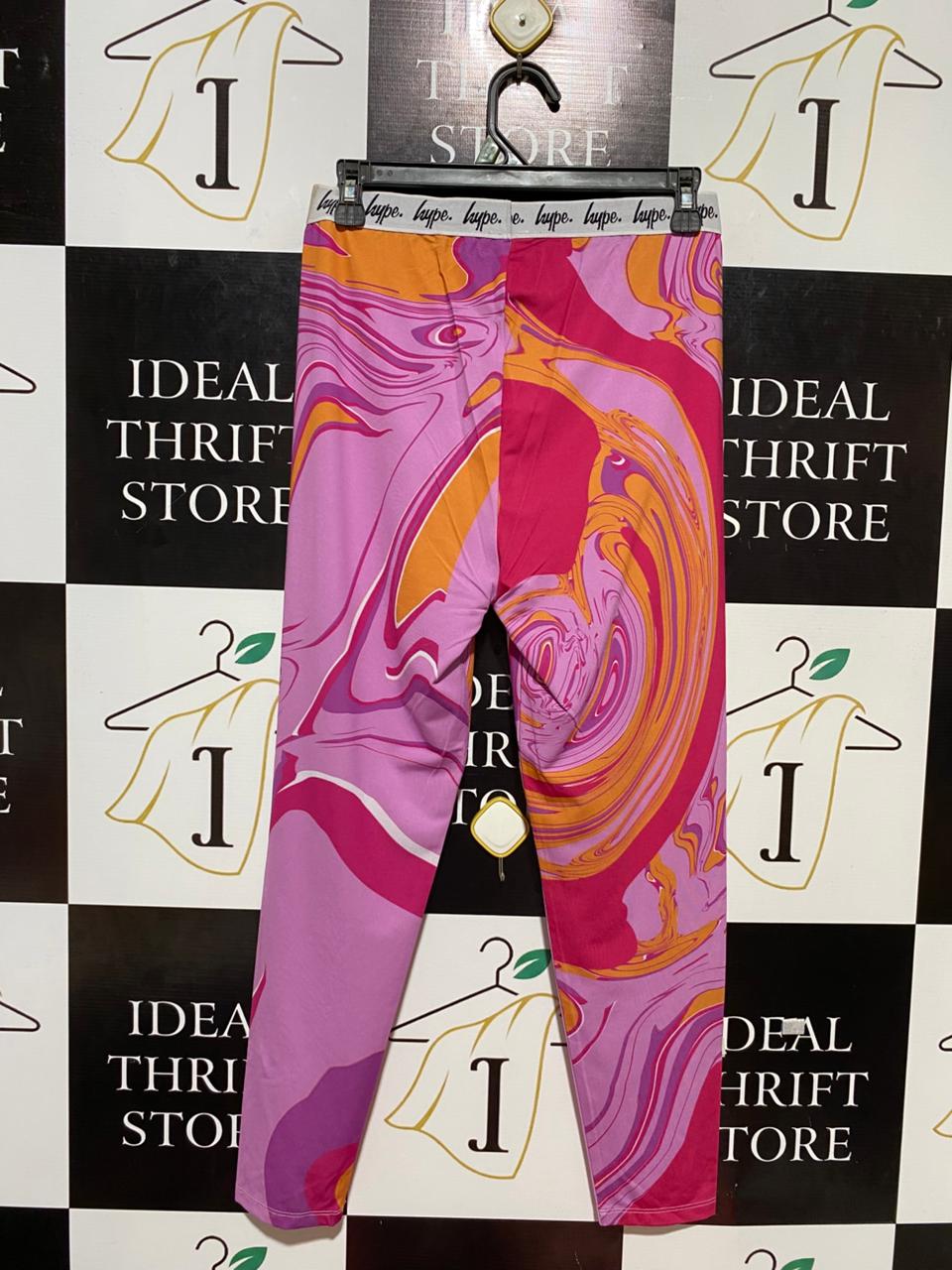 HYPE |M| WAIST 27| B23| MARBLE PRINT ACTIVEWEAR LEGGINGS