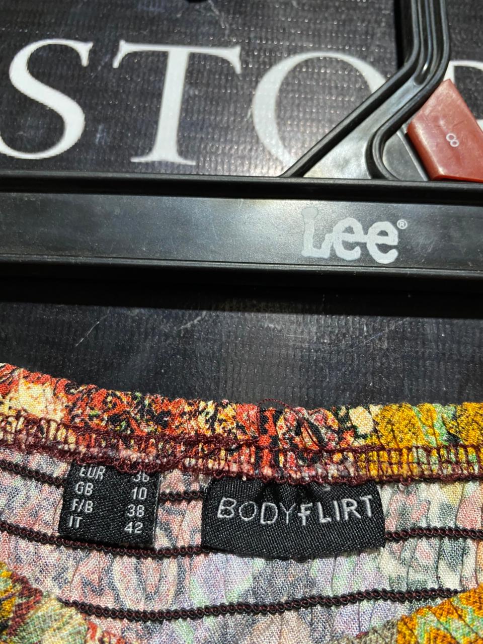 BODY FLIRT |M| WAIST 28| B23| BOHEMIAN MIXED-PATCHWORK SMOCKED MAXI SKIRT