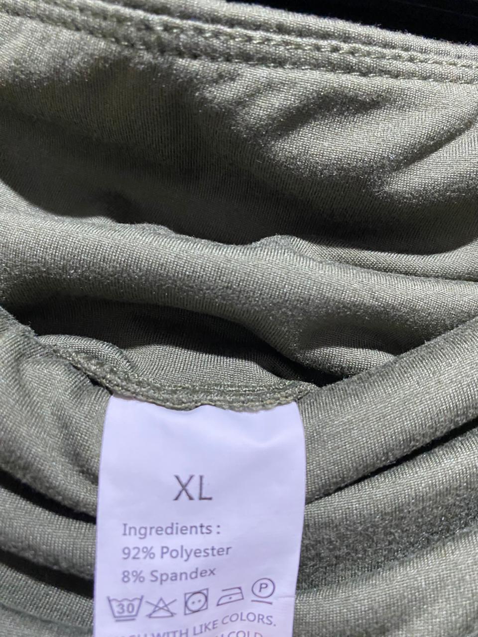 |XL| WAIST 30| B23| PREMIUM OLIVE GREEN HIGH-WAISTED STRETCH LEGGINGS
