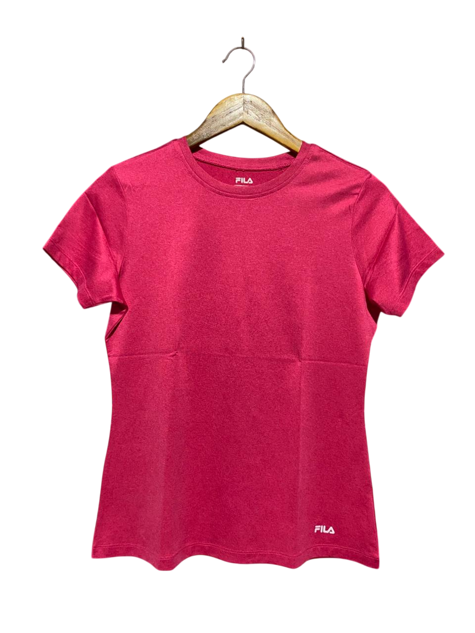 FILA |M| BUST 18| B23| WOMEN'S ESSENTIAL PERFORMANCE T-SHIRT - VIBRANT MAGENTA ACTIVEWEAR