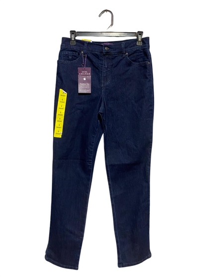 GLORIA VANDERSILS |L| WAIST 30| B23| CLASSIC HIGH-RISE DARK WASH DENIM JEANS