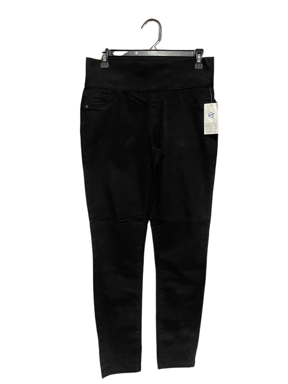 THE DENIM JEMMA |L| WAIST 30| B23| PREMIUM HIGH-WAISTED BLACK DENIM JEGGINGS