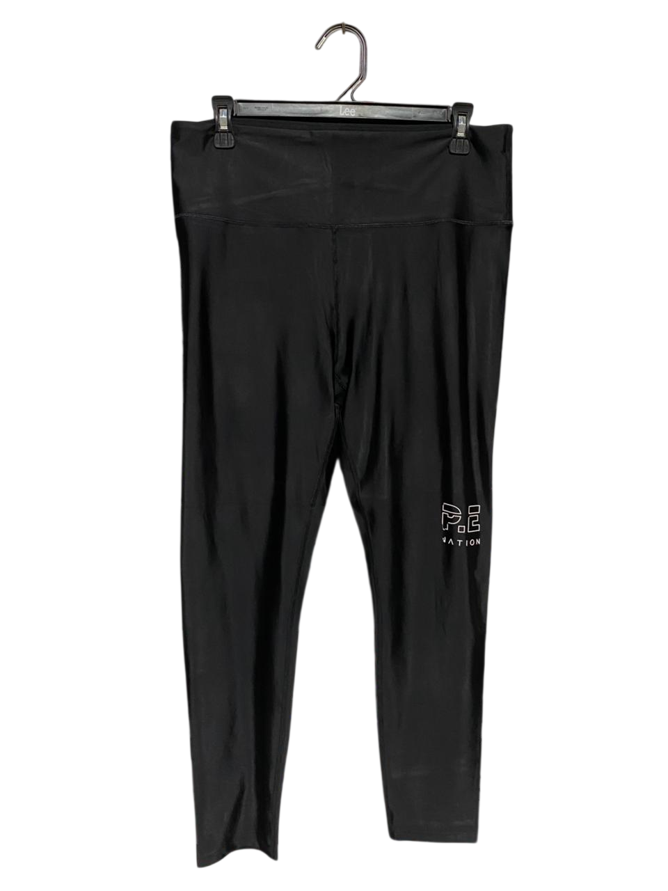 P E NATION |XL| WAIST 32| B23| PREMIUM HIGH-GLOSS BLACK LEGGINGS
