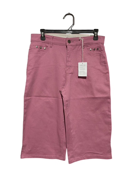 ROCKMANS |L| WAIST 30| B24| PREMIUM MAUVE DUSTY PINK CROPPED TROUSERS
