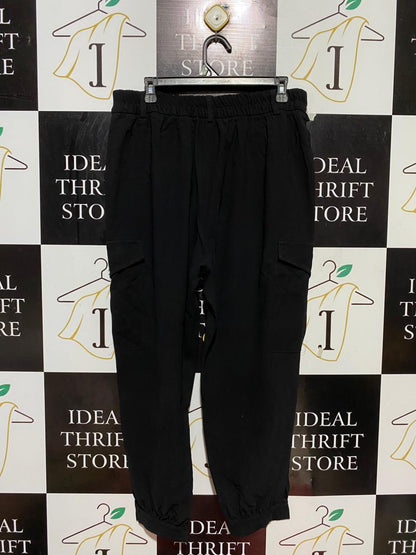 |XL| WAIST 32| B24| PREMIUM BLACK CARGO JOGGERS
