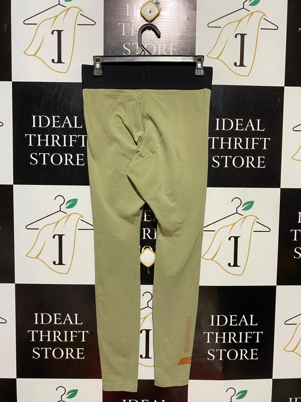 NIKE |M| WAIST 28| B24| PREMIUM SAGE GREEN ACTIVEWEAR LEGGINGS - HIGH-PERFORMANCE TRAINING TIGHTS
