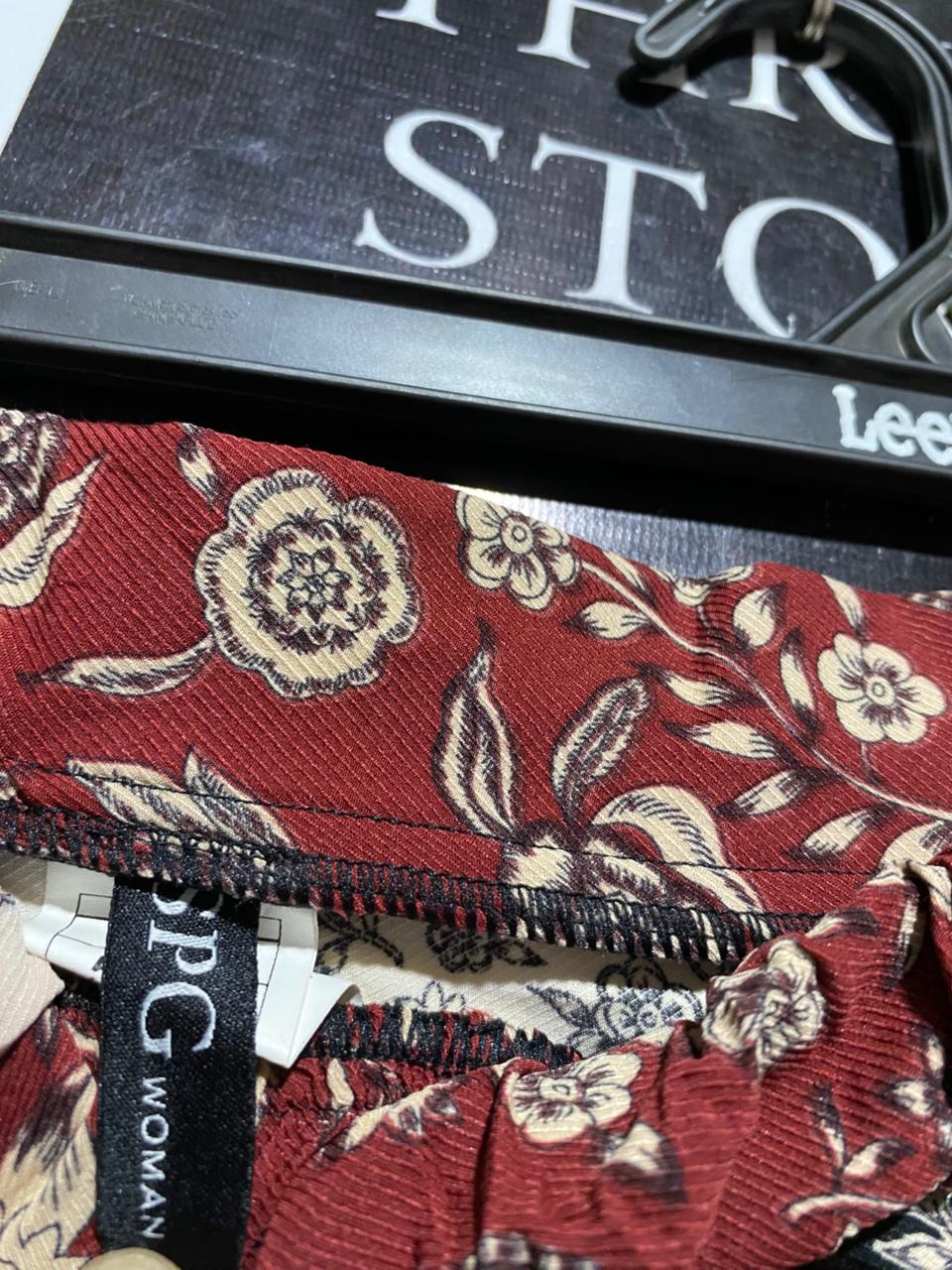 SPG WOMAN |XL| WAIST 32| B24| PREMIUM VINTAGE PATCHWORK FLORAL TROUSERS - BOHEMIAN WIDE-LEG RELAXED PANTS