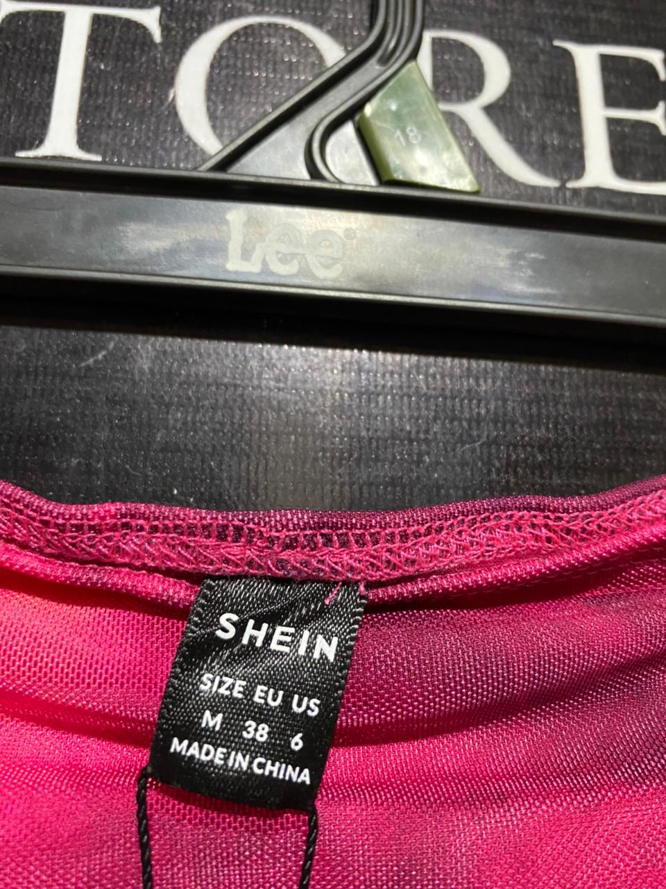 SHEIN |M| WAIST 28| B24| PREMIUM PINK TIE-DYE MINI SKIRT - STYLISH RUCHED BODYCON APPAREL