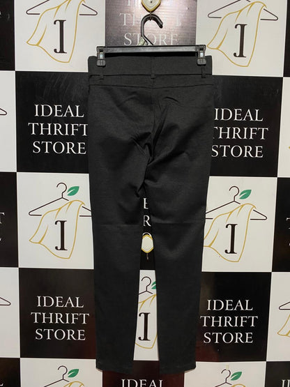 ZARA |M| WAIST 27| B24| PREMIUM CHARCOAL TEXTURED SLIM-FIT TROUSERS