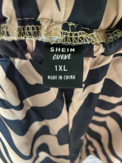 SHEIN CURVE |XL| B24| PREMIUM TIGER PRINT TWO-PIECE CO-ORD SET
