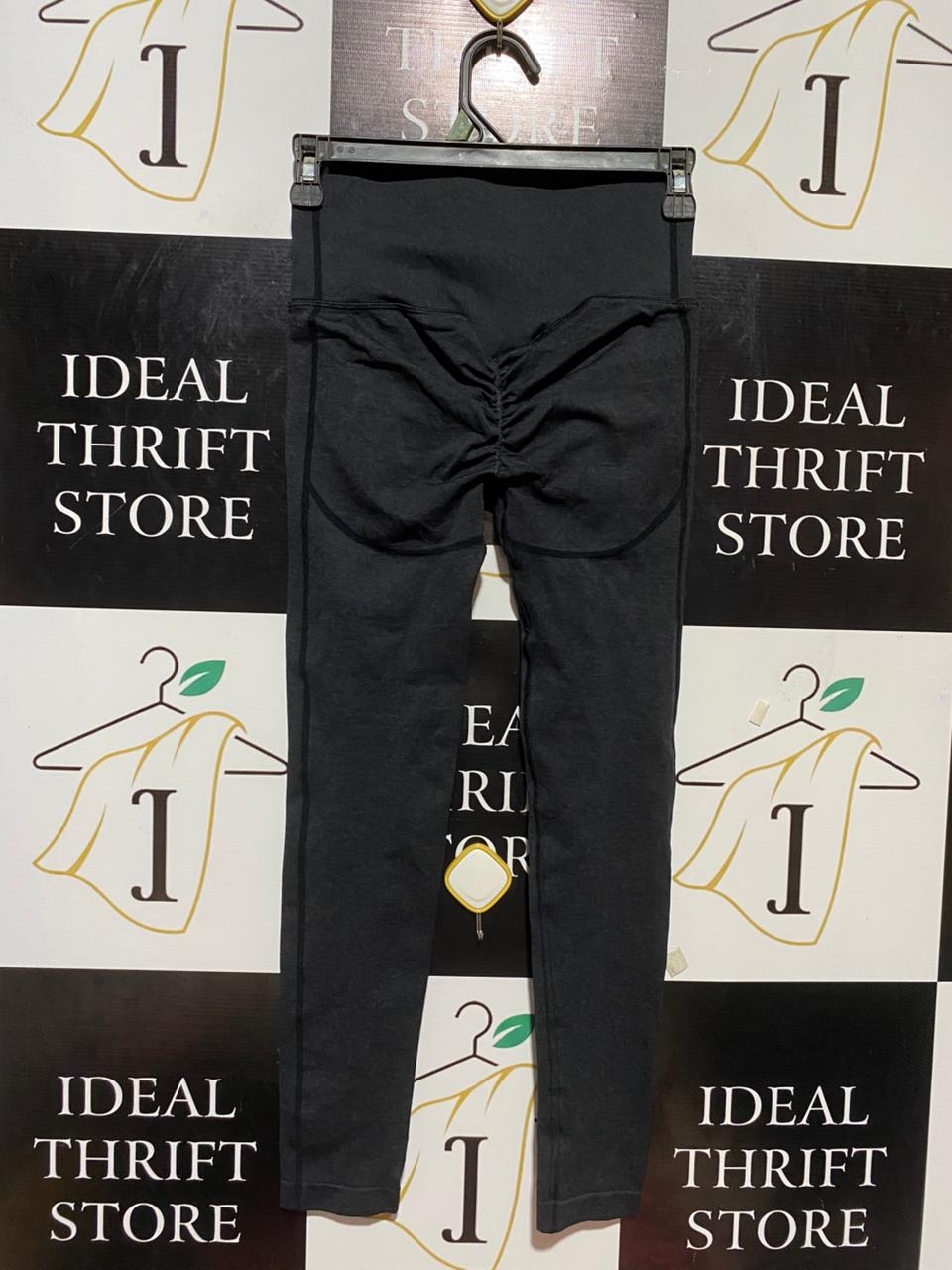 |XS| WAIST 24| B23| PREMIUM HIGH-WAISTED CHARCOAL ACTIVEWEAR LEGGINGS