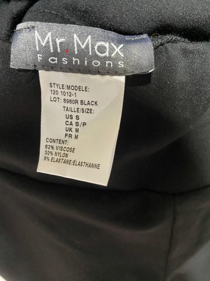 MR MAX FASHION |M| WAIST 28| B23| PREMIUM HIGH-WAISTED JET BLACK SLIMMING PANTS