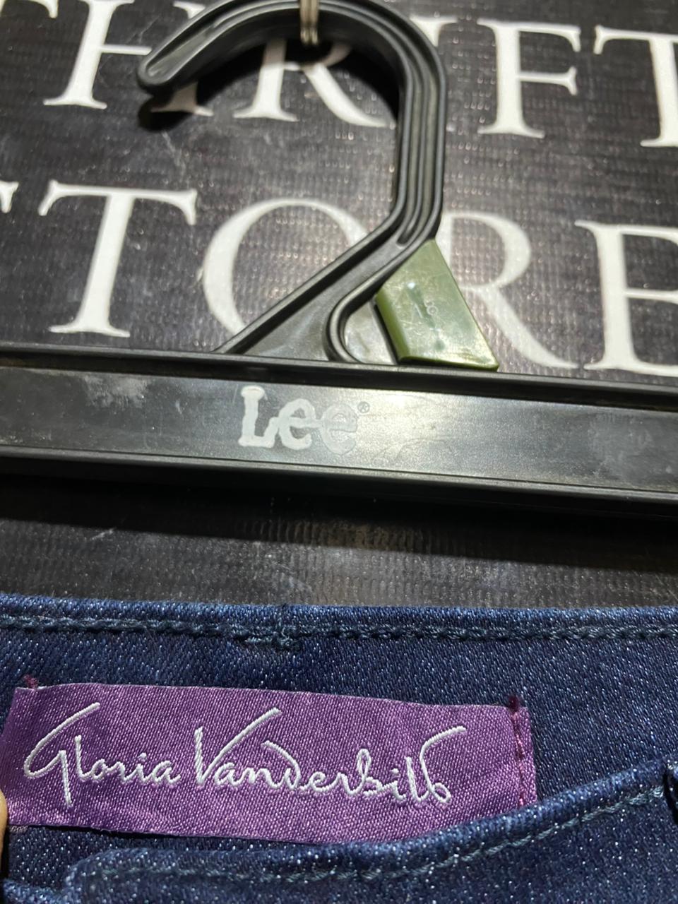 GLORIA VANDERSILS |L| WAIST 30| B23| CLASSIC HIGH-RISE DARK WASH DENIM JEANS