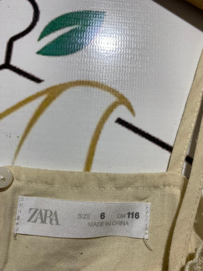 ZARA |XS| BUST 12| B23| PREMIUM CREAM SMOCKED SPAGHETTI STRAP CROP TOP – CHIC SUMMER TEXTURED BANDEAU