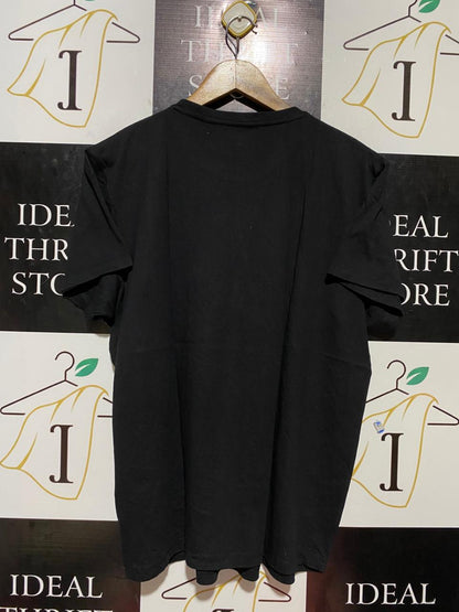 PRIMARK |L| BUST 23| B23| BLACK CREW NECK T-SHIRT - PREMIUM COTTON