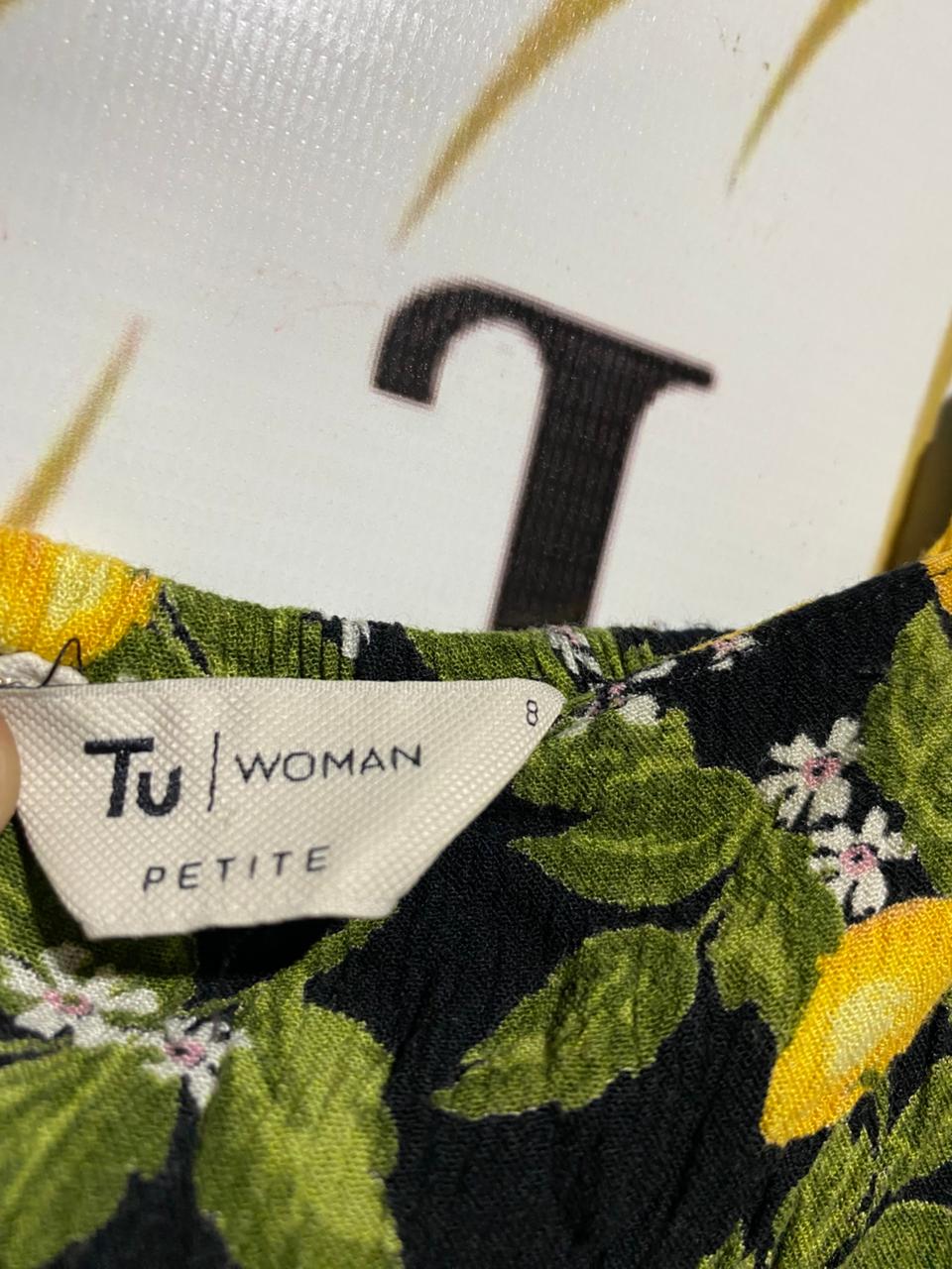 TU WOMAN |S| BUST 14| B23| VIBRANT LEMON PRINT SUMMER JUMPSUIT