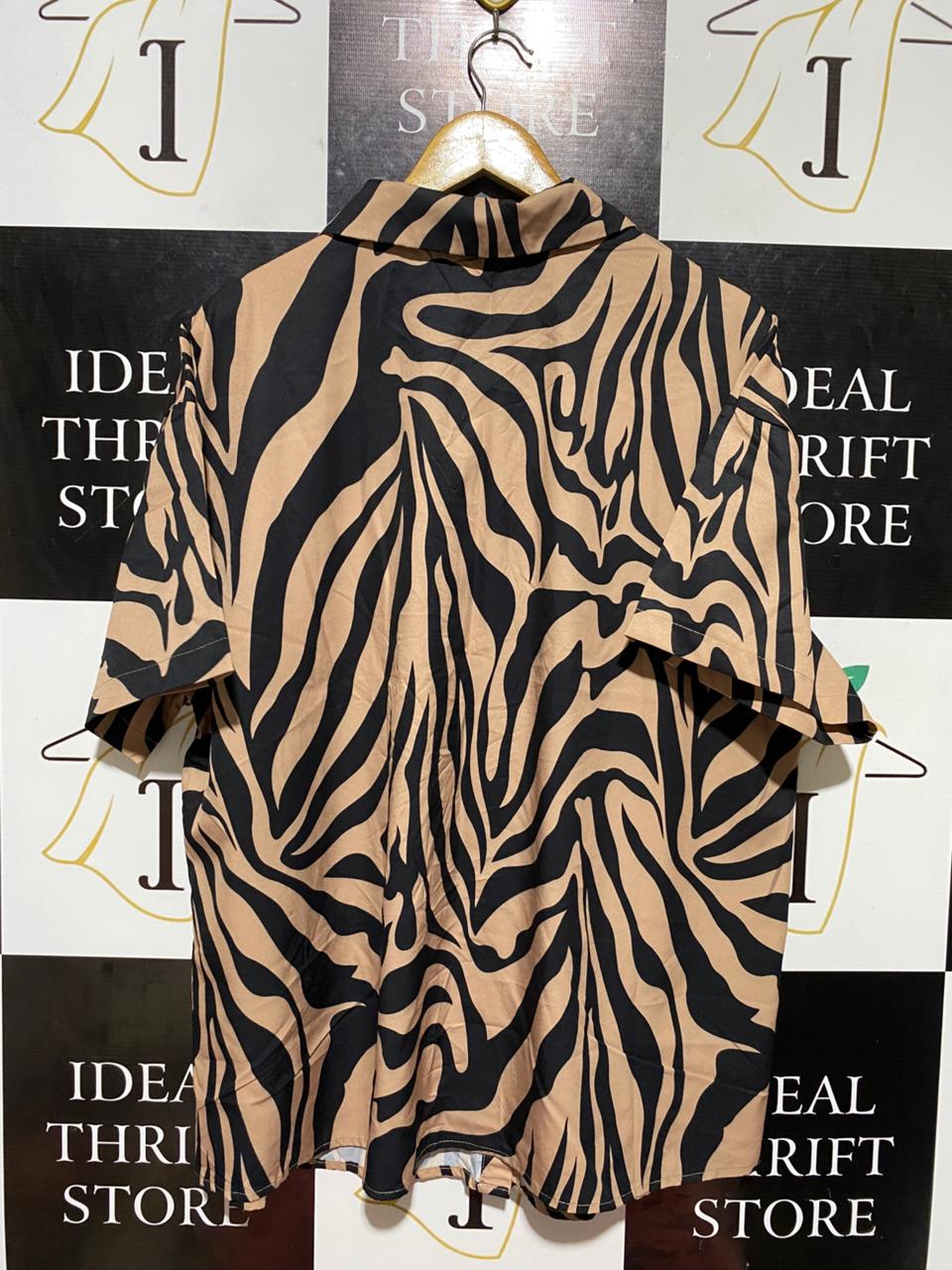 SHEIN CURVE |XL| B24| PREMIUM TIGER PRINT TWO-PIECE CO-ORD SET