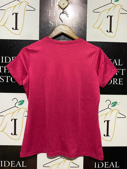 FILA |M| BUST 18| B23| WOMEN'S ESSENTIAL PERFORMANCE T-SHIRT - VIBRANT MAGENTA ACTIVEWEAR